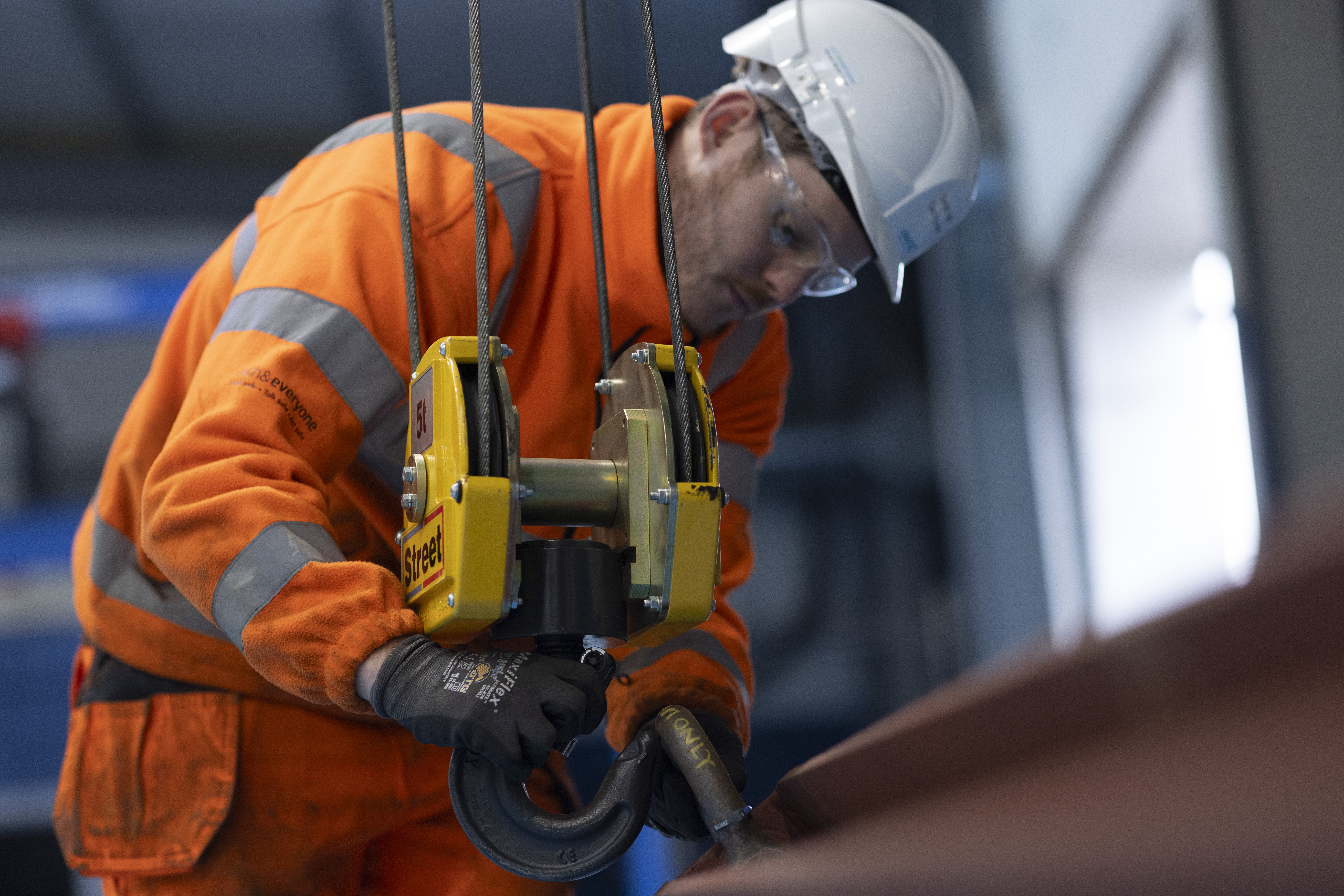 Technician At Work At ORE Catapult's FLOWIC Facility In Aberdeen